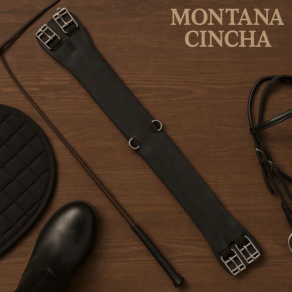 Montana Cincha 54” Neoprene English Girth - Picture 1 of 6
